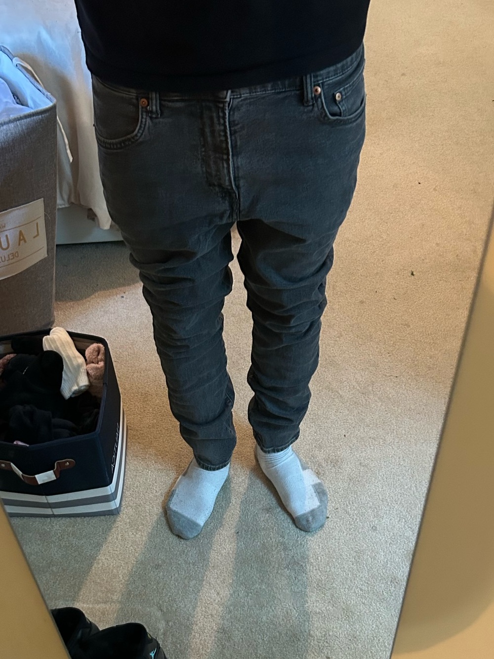 Gray Skinny slim Fit Jeans